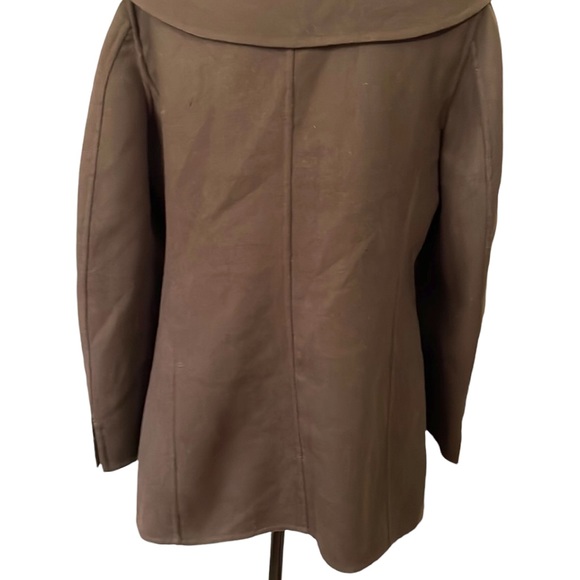 Talbots Petites 100% Wool Chocolate Brown Women’s Career Blazer Jacket Size 10 - Picture 10 of 16